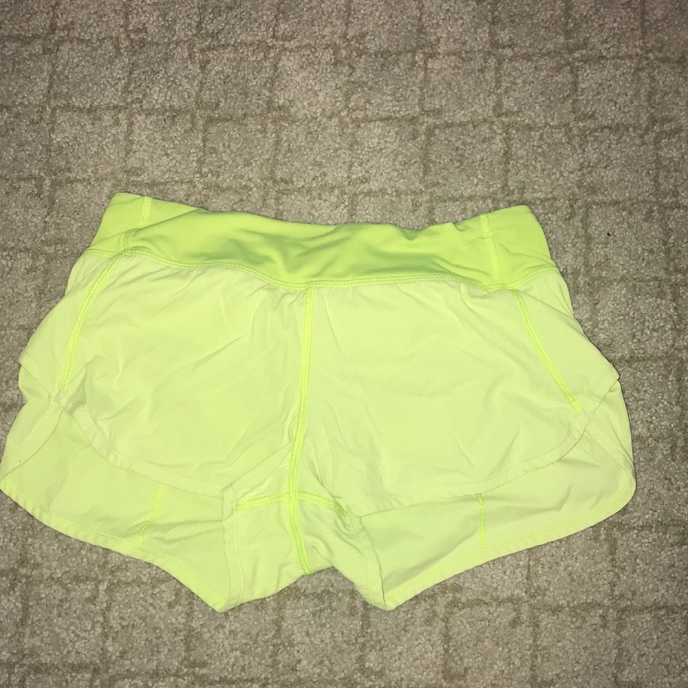 Neon Yellow Ivivva shorts!!